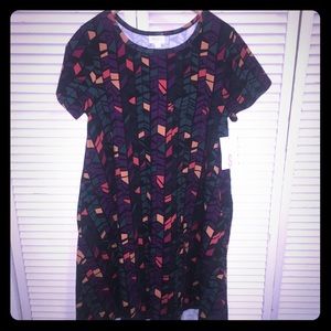 Lularoe Carly Small Geometric Stained Glass